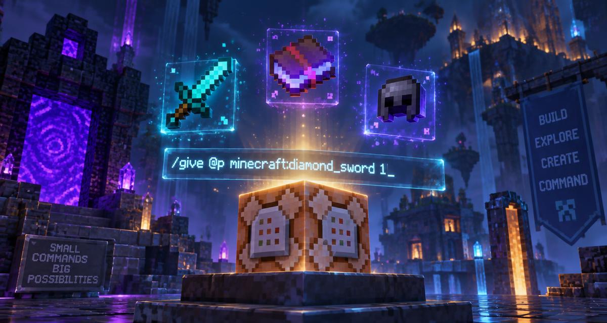 Minecraft Give Command Generator: Full /give Syntax, Components & Examples